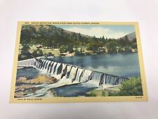 Vintage Savage Rapids Dam Rogue River From Pacific Highway Oregon Postcard picture