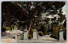 c1910s Gibraltar High Road Entrance Alameda Gardens Antique Postcard picture