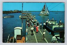 Atlantic City NJ-New Jersey, Inlet Pier, Antique, Vintage c1965 Postcard picture