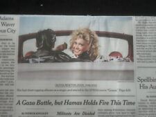 2022 AUGUST 9 NEW YORK TIMES - OLIVIA NEWTON-JOHN DIED (1948-2022) picture