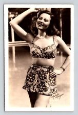 Glamour Michele Morgan Bathing Beauty Actress Postcard picture