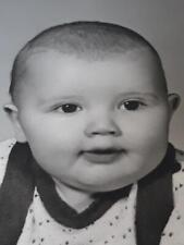 Antique Vintage Photo HAPPY SMILING CHUBBY BABY BOY picture