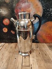 farber brothers krome kraft vintage hammered Cocktail Shaker Circa 1940 12” picture