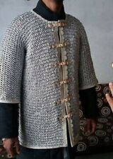 CHAIN MAIL SHIRT, ALUMINIUM RIVETED MEDIEVAL ARMOR CHAIN MAIL LARP picture
