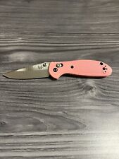 Pink Benchmade 556 154CM Pardue Mini-Griptilian Axis-Lock Knife picture