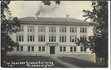 THE WARNER SCIENCE BUILDING,  MIDDLEBURY, VERMONT, REAL PHOTO POSTMARKED 1911 picture