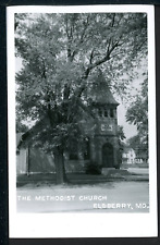 RPPC Elsberry Missouri The Methodist Church Vintage Postcard picture