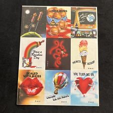 Vintage 80’s American Greetings AGC Sticker Sheet - Super Rare & HTF picture