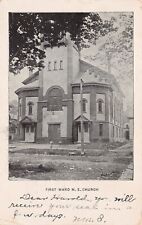 Syracuse to Dolgeville NY State Street AME Zion Church Vtg Postcard C34 picture
