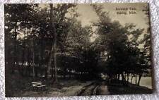 1912 POSTCARD RIVERSIDE PARK BELDING MICHIGAN #7D picture