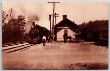 Vintage 1970s Postcard from Peninsula Railroad Station 1875 cuyahoga valley line picture