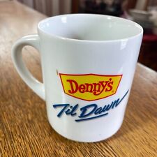 Denny's Restaurant Til Dawn Coffee Cup Mug with Moon Graphic picture