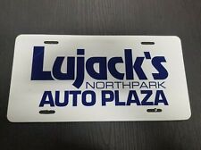 Lujacks Auto Plaza North Park Plastic Dealer License Plate picture