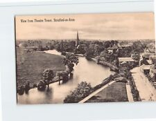 Postcard View from  Theatre Tower Stratford-on-Avon England picture