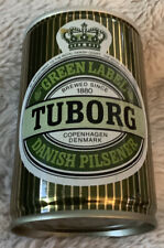Tuborg Green Label Danish Pilsener 9.6oz Beer Can Copenhagen Denmark picture