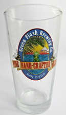Green Flash Brewing Co. San Diego pint beer glass vintage picture