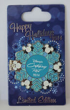 Disney Parks 2014 Happy Holidays Contemporary Resort Snowflake Mickey Pin NEW picture