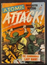 Atomic Attack 7 1953 Youthful Magazines Mid-Grade White Pages 🔑🔥💎 picture