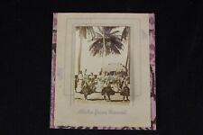 Antique Aloha From Hawaii Paradise Mele Kalikamaka Merry Christmas Card Ca. 1900 picture