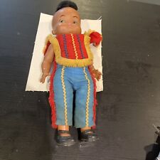 vintage indian doll native american -VINTAGE ANTIQUE Super Cool picture