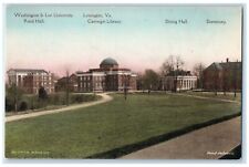 1940 Reid Hall Carnegie Library Washington Lee Campus Lexington Vintage Postcard picture