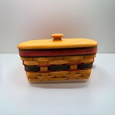 Longaberger Father's Day 1996 Basket Set w/ Lid Us Made EUC w/Plastic Insert picture