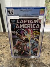 Captain America Annual #8 CGC 9.6 Classic Wolverine  and Cap Cover NM+ White Pgs picture