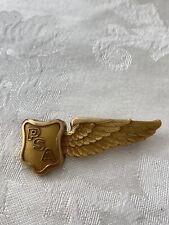 Vtg PSA Pacific Southwest Airlines Gold Filled Badge Pin picture