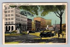 Watertown NY-New York, Lower Washington Street, Antique, Vintage c1941 Postcard picture