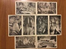 Lot of 8 Vintage Carlsbad Caverns Postcards; James, Kerns & Abbott Co. Duotone picture