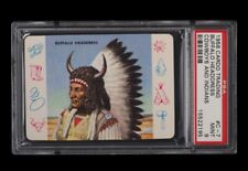 1958 Leaf Cardo Cowboys and Indians Buffalo Headdress #C-7  PSA-9  picture
