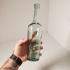 Nice Aqua Colored Cork Top Ramazzotti Bitters Amaro Felsina Embossed Bottle  picture