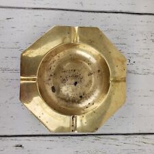 Vintage Brass Ashtray Trinket Dish Genuine Earthenware Handcrafted in Korea picture