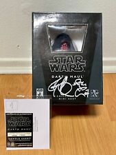 Gentle Giant Star Wars Darth Maul 1/6 scale Mini Bust#05360/10000 with AUTOGRAPH picture
