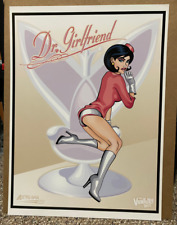 VENTURE BROS. Dr. Girlfriend Art Print by Doc Hammer - 2007 - RARE picture