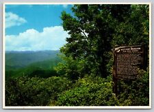 Mile High Heintooga Overlook, Blue Ridge Parkway, Great Smoky Mountains Postcard picture