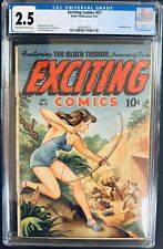 Exciting Comics #57 CGC 2.5 Alex Schomburg Airbrushed Cover GGA 1947 picture