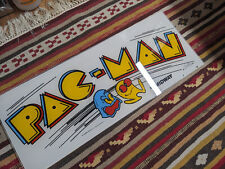 PAC MAN-Midway ORIGINAL TOP HEADER/MARQUEE-WALL ART-L@@K picture