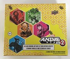 Upper Deck 2023 Marvel Anime Volume 2 Hobby Box - 16 Packs New, Sealed picture