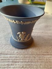 Wedgwood Blue Jasperware Vase 3 1/4 