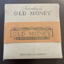 Vintage Crane & Co. Recycled Money Stationary Notepad Old Money 100 Sheets RARE  picture