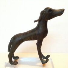 A  Rare 19th Century SOLID BRONZE WINDHOUND SCULPTURE picture