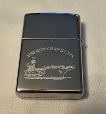 USS Kitty Hawk CV63/DET 5 VRC-30, Double Sides Engraved Zippo C/2008 picture