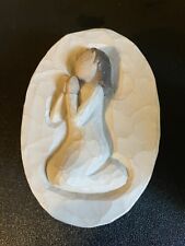 2003 Susan Lordi Demdaco Willow Tree “Angel Of Prayer” Trinket Box 1.5”T 3.75”W picture