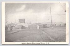 Military~Sanitary Process Plant~Camp Merritt~New Jersey~B&W~Foggy Scene~Vintage picture