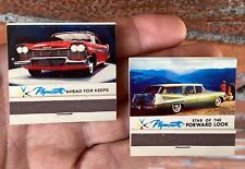Vintage 1958 Plymouth Fury Christine Station Wagon St Louis Dealer Matchbooks picture