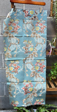 Blue Floral Antique 18th Century French Silk Brocade Textile picture