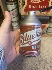Glueks Crowntainer Beer Can Cone Top Can Gluek Brewing Co Minneapolis Mn 4 % picture