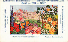 PC CPA EXPOSITION, GAND 1913, FLORALIES GANTOISES, Vintage Postcard (b13812) picture