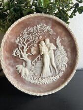 The Kiss Incolay Stone Plate Sculputured by Roger Akers Plate No 01139 - 1981 picture